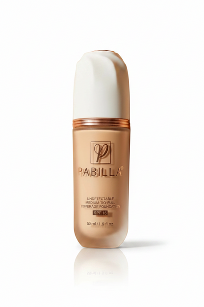 PABILLA UNDETECTABLE FOUNDATION - Medium to Full Coverage SPF 15
