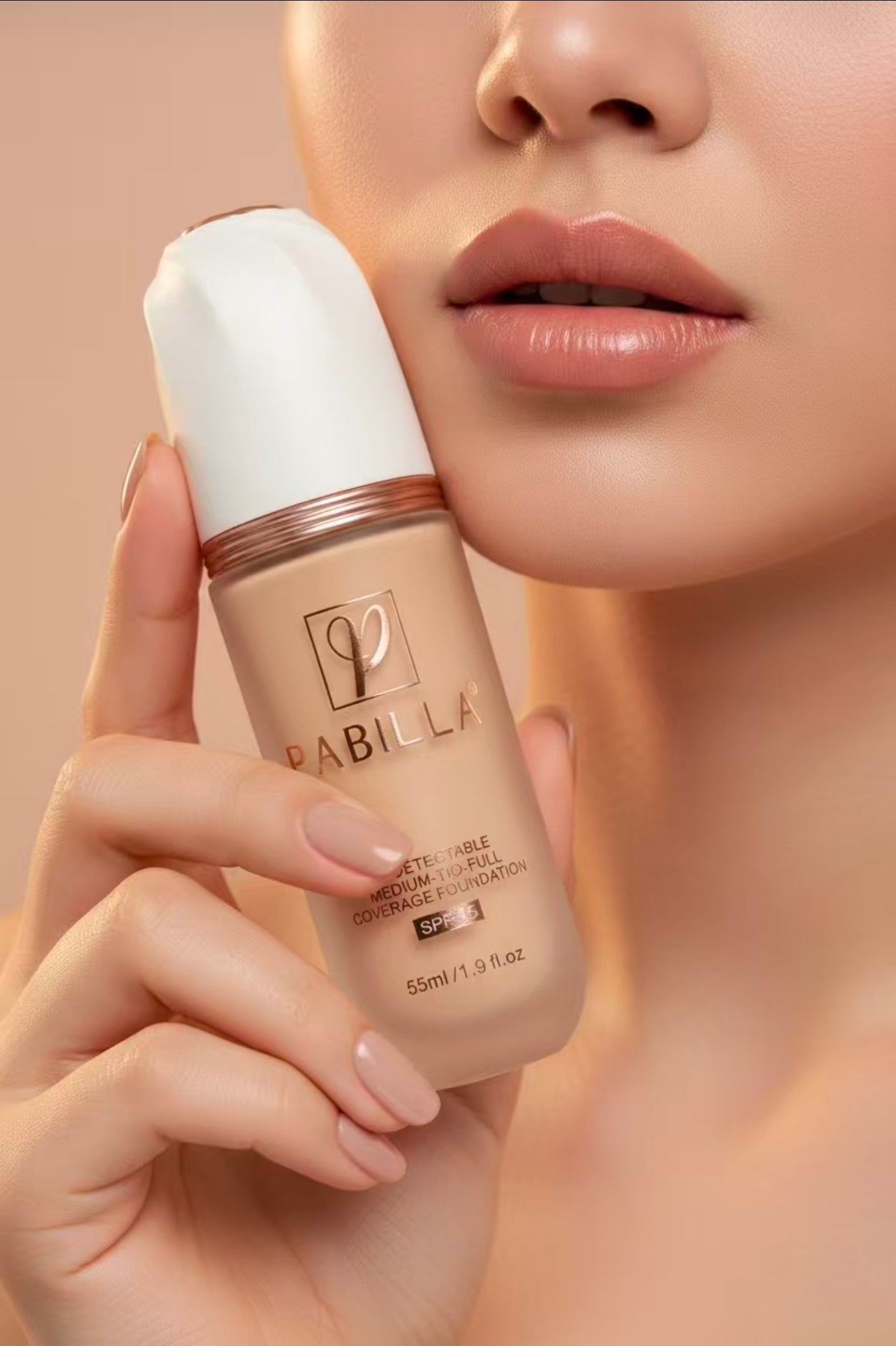 PABILLA UNDETECTABLE FOUNDATION - Medium to Full Coverage SPF 15