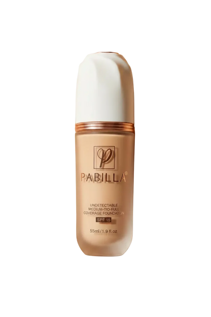 PABILLA UNDETECTABLE FOUNDATION - Medium to Full Coverage SPF 15
