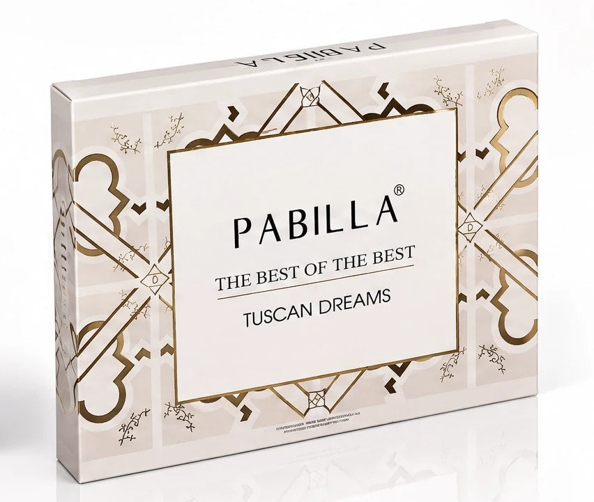 The Tuscan Dreams box from an angle